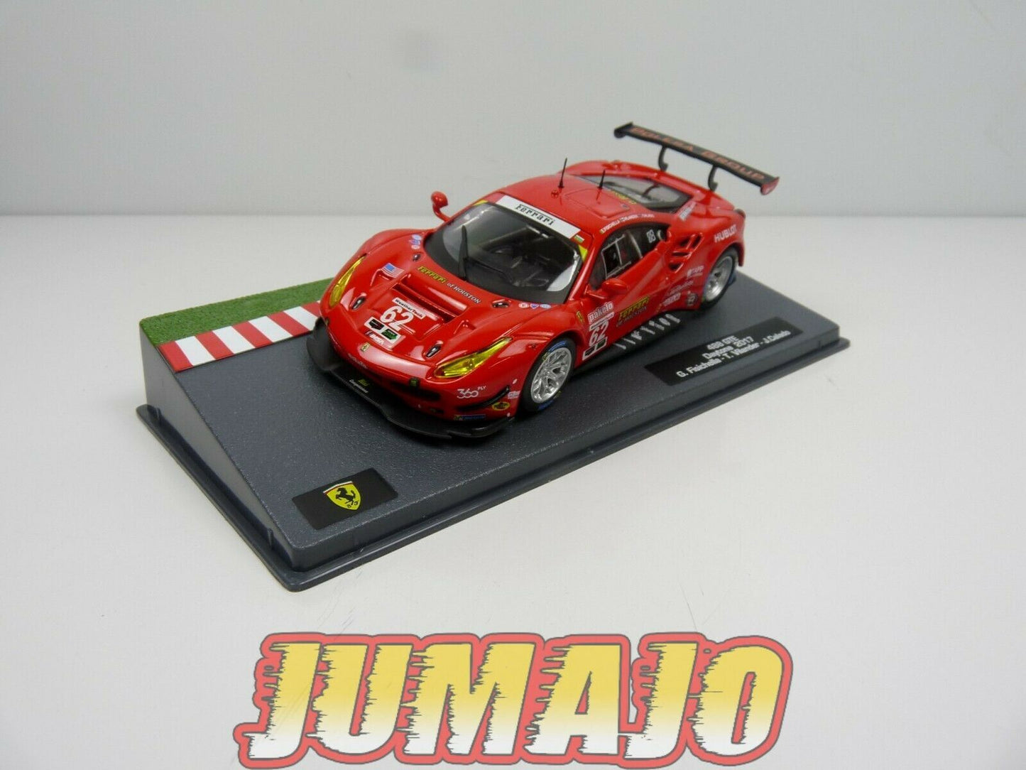 CF1 voiture 1/43 HACHETTES IXO FERRARI sport : Daytona 488 GTE 2017 #62 Calado