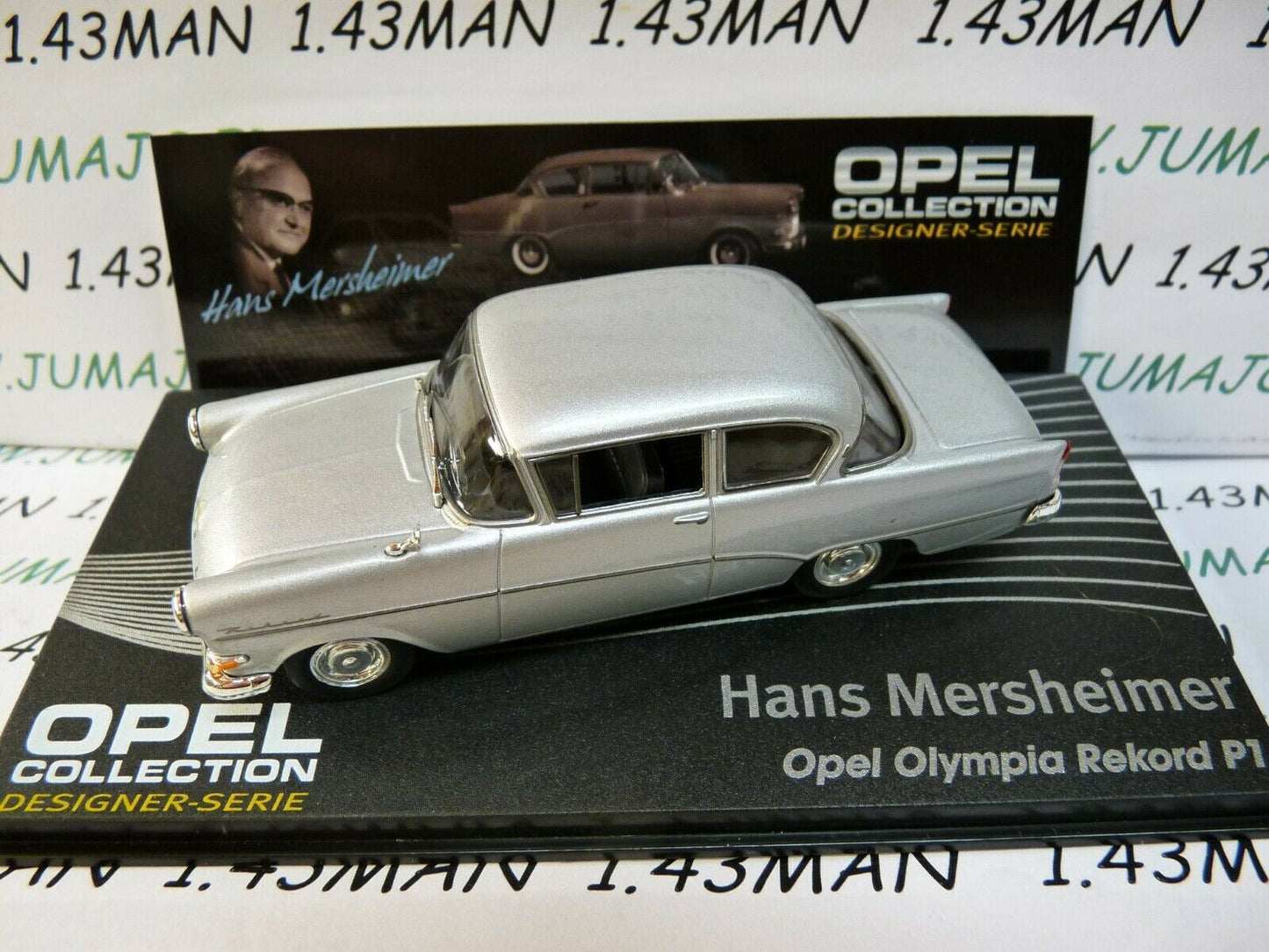 OPE123 Voiture 1/43 IXO Eaglemoss OPEL Collection : Olympia Rekord P1 H.Mersheimer