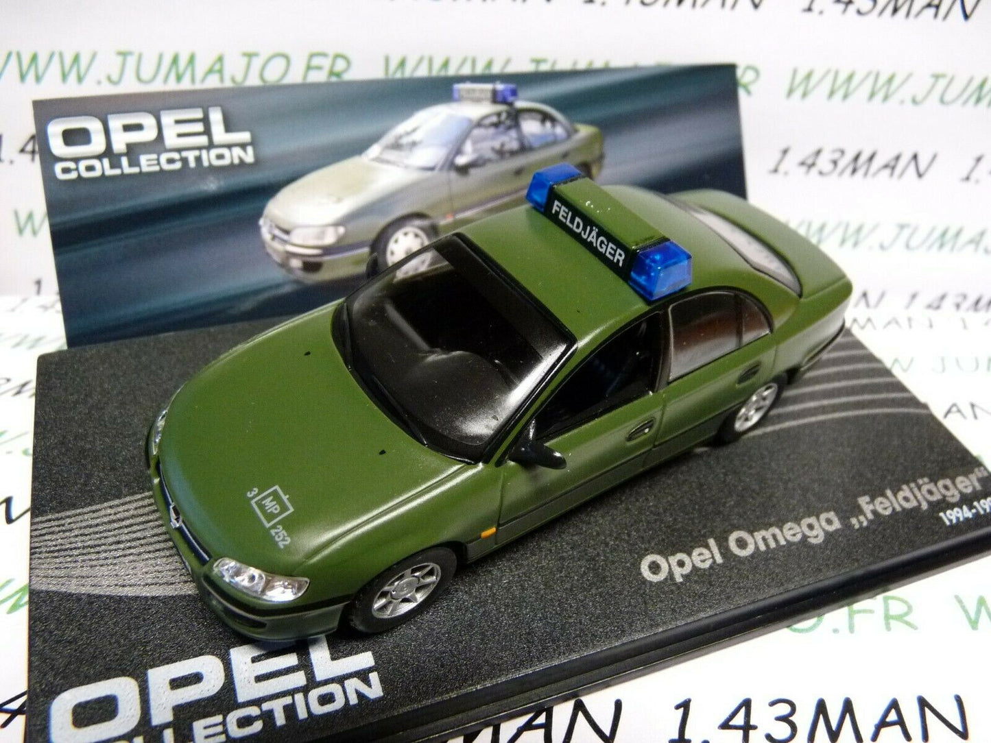 OPE113 voiture 1/43 IXO eagle moss OPEL collection : Omega Feldjäger 1994-1998