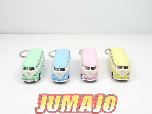FIG16 4 X PORTE CLES 1/64 KINSMART : VOLKSWAGEN samba BUS T1