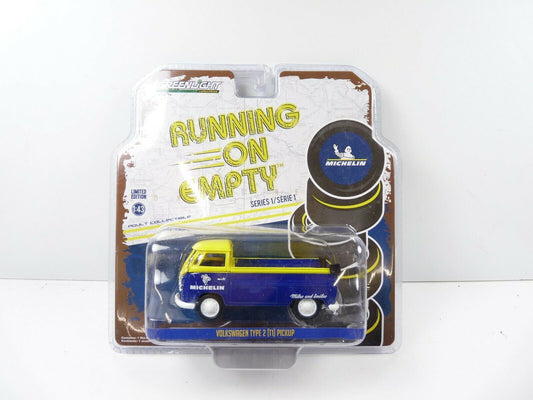 DIV48 voiture 1/43 GREENLIGHT VOLKSWAGEN Type 2 T1 Kombi  PickUp Michelin