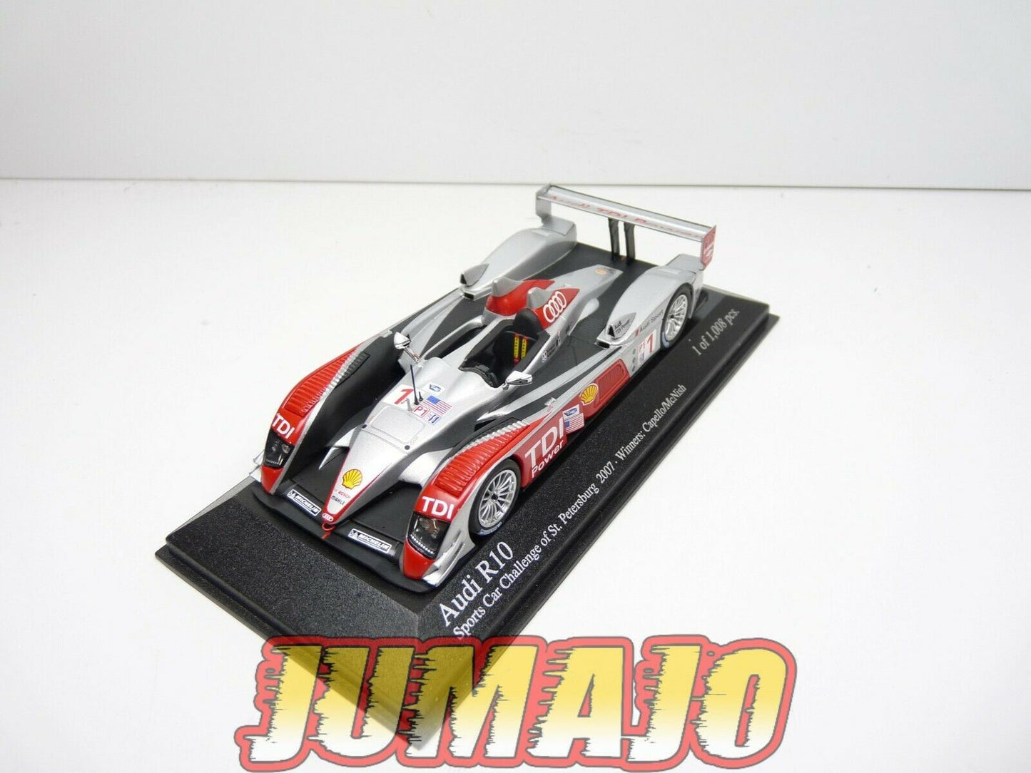 24H48 voiture 1/43 MINICHAMPS St Petersbourg winner AUDI R10 Capello #1 2007