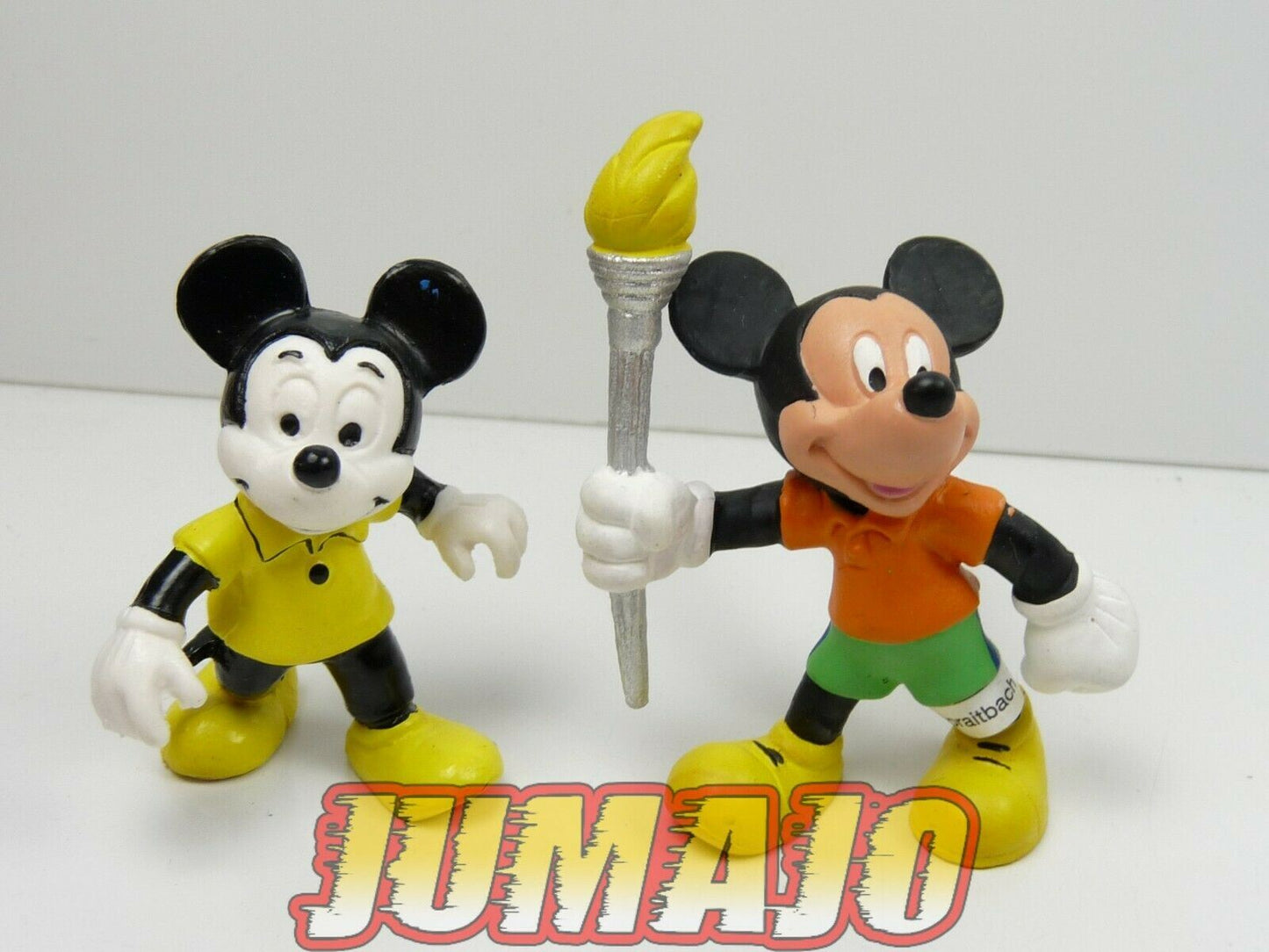 FIG27c lot 5 figurines PVC DISNEY BULLY 6cm MICKEY mouse JO Père Noël cadeau