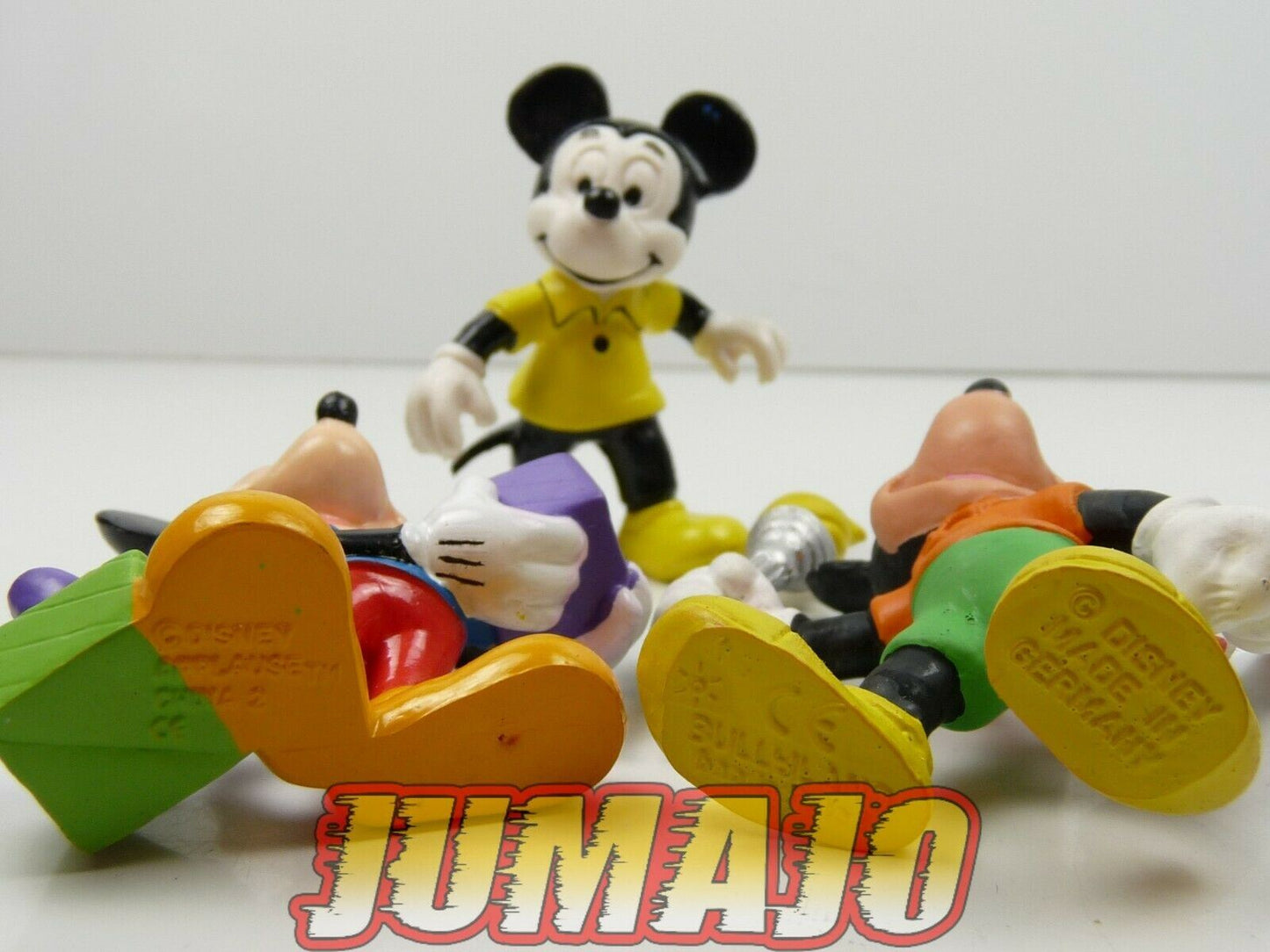 FIG27c lot 5 figurines PVC DISNEY BULLY 6cm MICKEY mouse JO Père Noël cadeau
