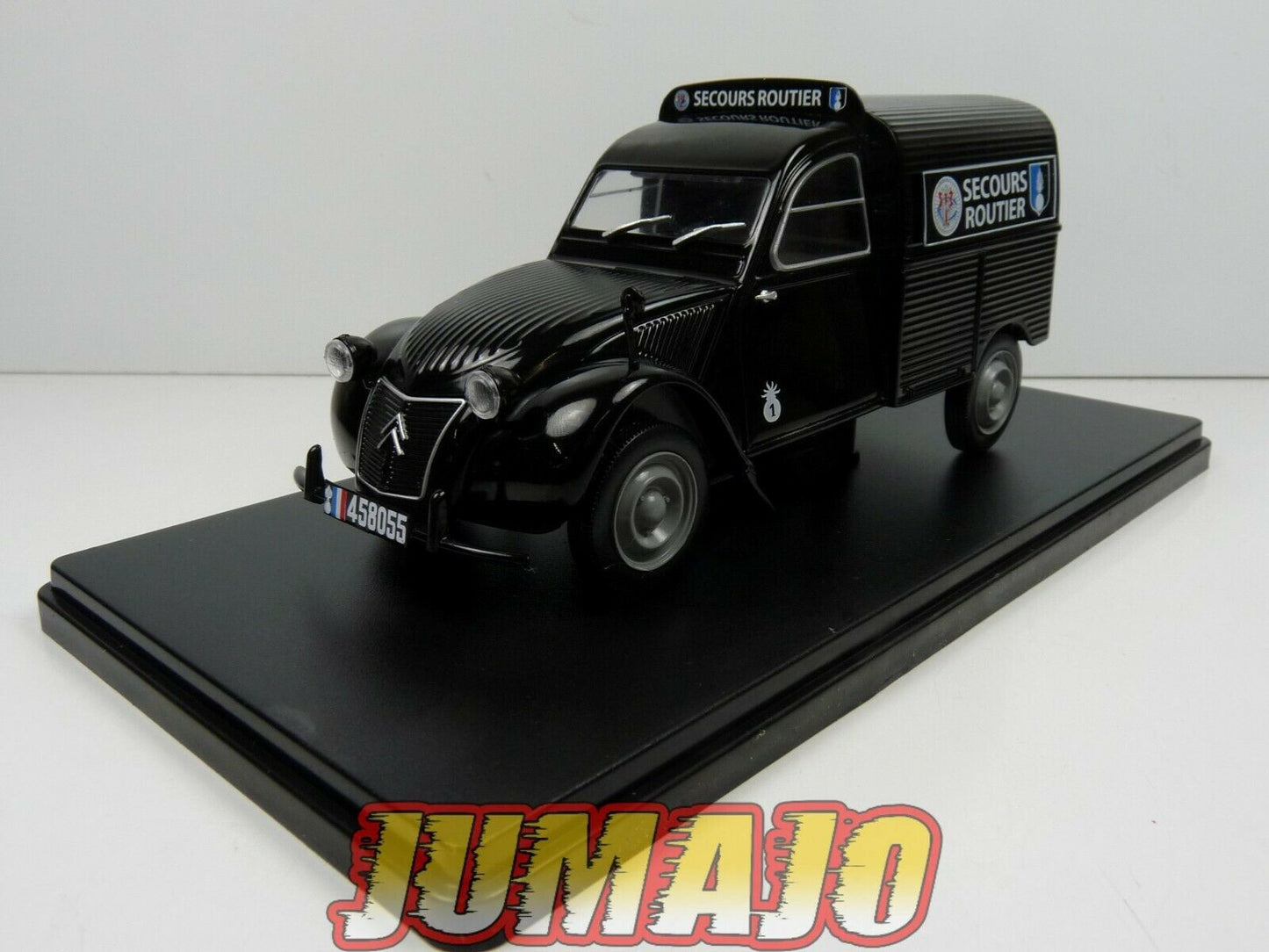 TES5 Voiture 1/24 Hachette Test GENDARMERIE : 2CV AU SR 1953 Secours Routier