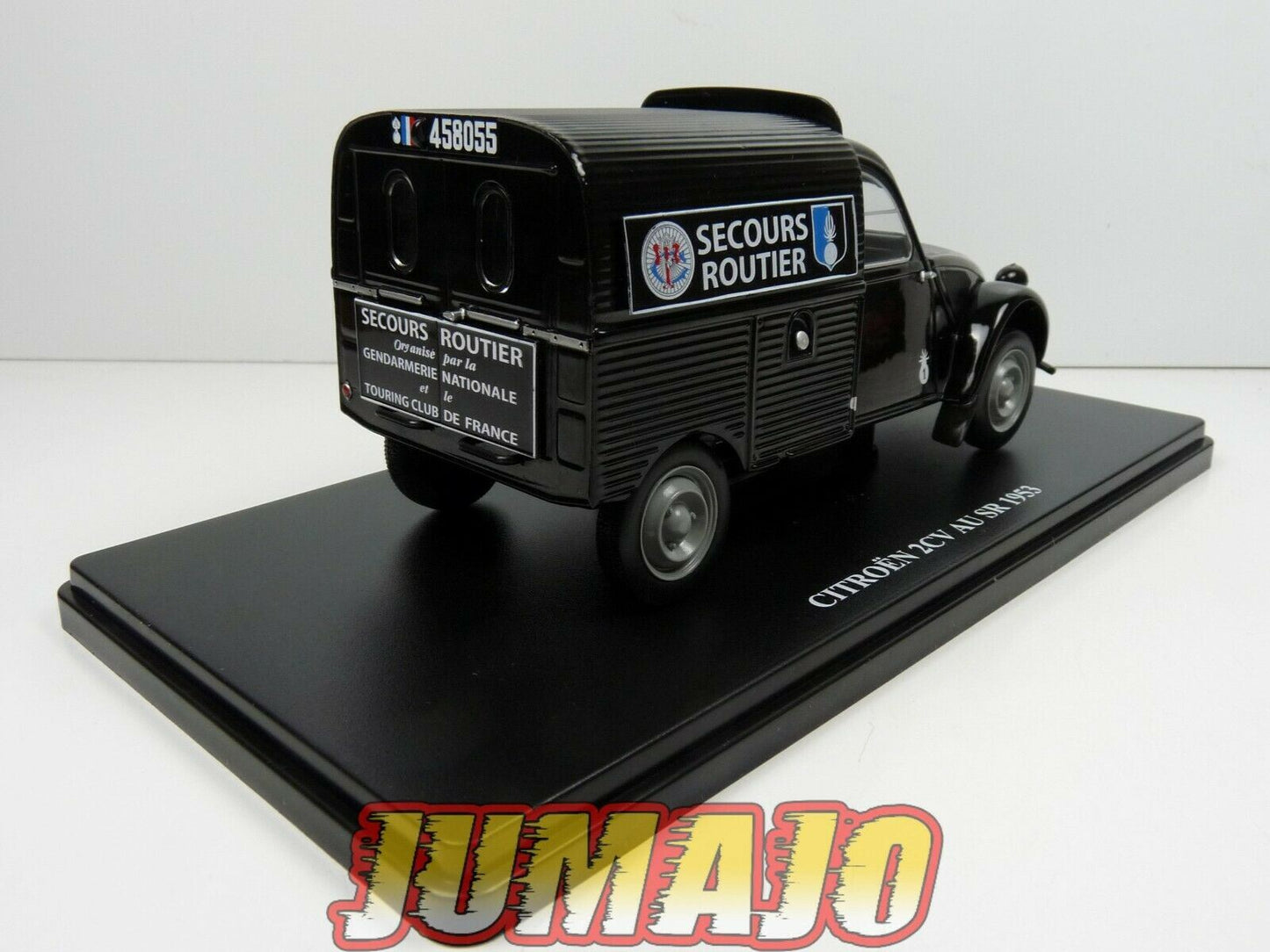 TES5 Voiture 1/24 Hachette Test GENDARMERIE : 2CV AU SR 1953 Secours Routier