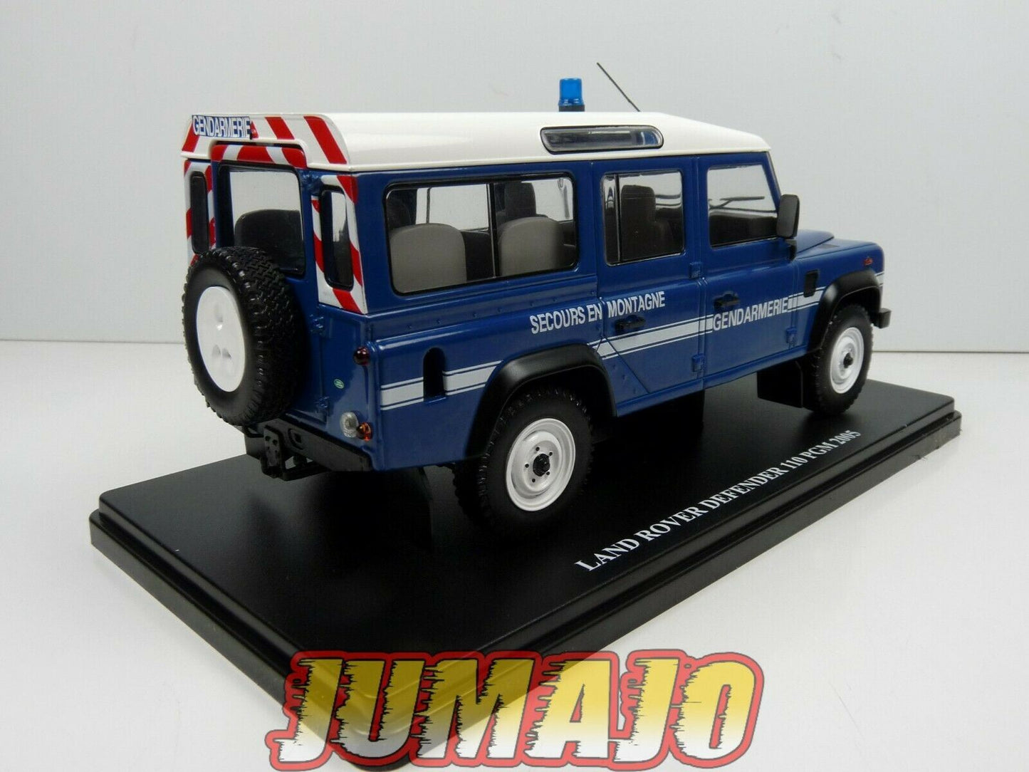 TES7 Voiture 1/24 Hachette Test GENDARMERIE LAND ROVER Defender 110 PGM 2005