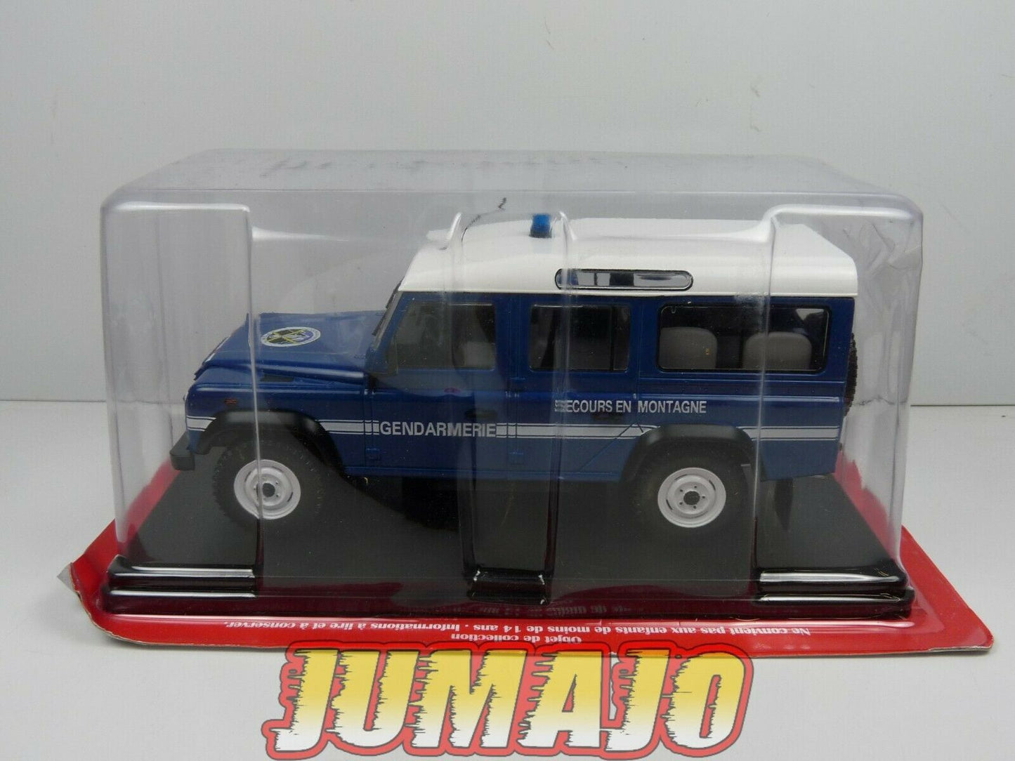 TES7 Voiture 1/24 Hachette Test GENDARMERIE LAND ROVER Defender 110 PGM 2005