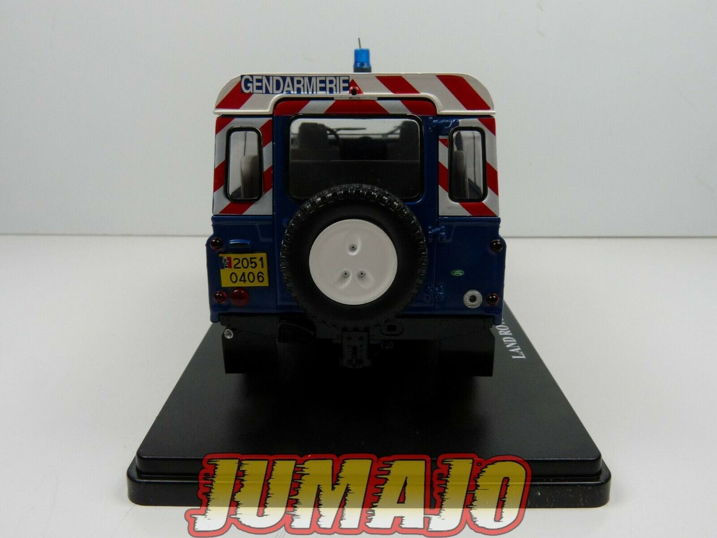 TES7 Voiture 1/24 Hachette Test GENDARMERIE LAND ROVER Defender 110 PGM 2005