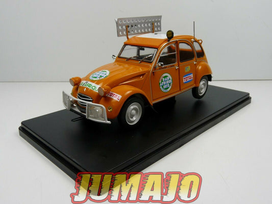 TES10 Voiture 1/24 Hachette Test CITROËN 2CV : 2CV 6 Raid Afrique 1973