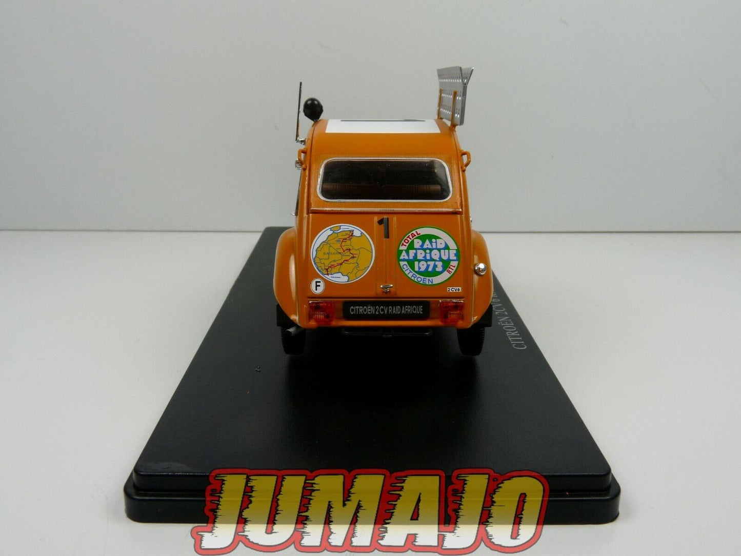 TES10 Voiture 1/24 Hachette Test CITROËN 2CV : 2CV 6 Raid Afrique 1973