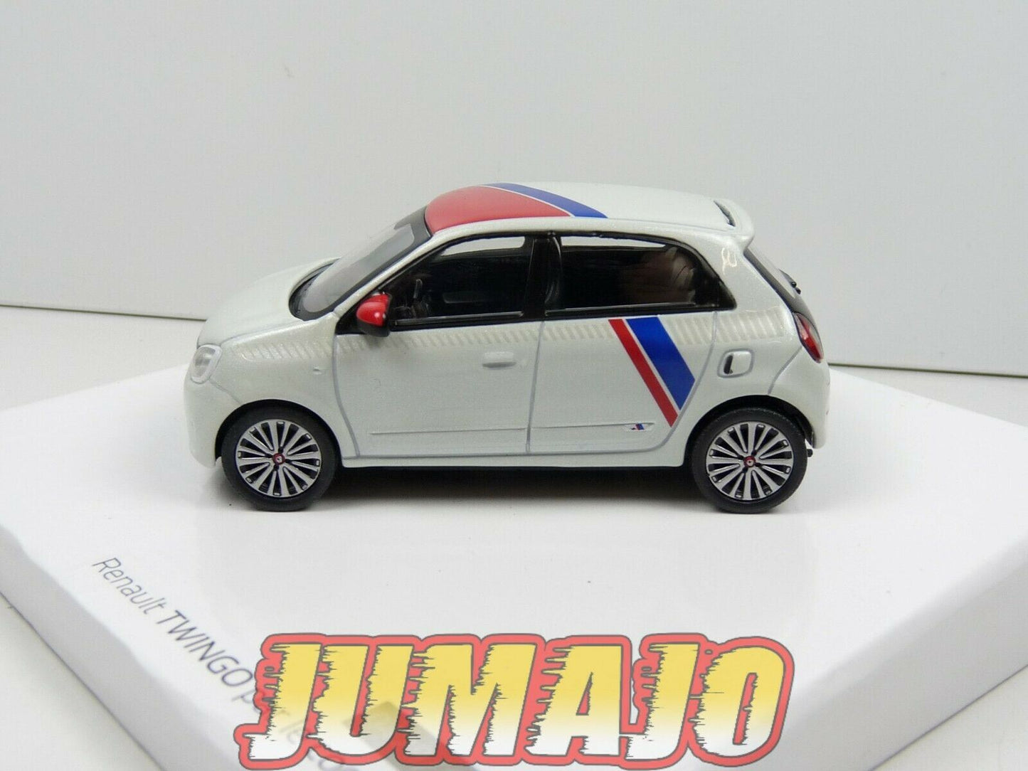 REN2 Voiture 1/43 NOREV : Coffret RENAULT Twingo III le Coq sportif 2019