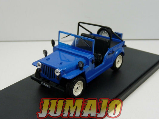 R4L32 Passion RENAULT 4 L 1/43 : Dallas décapoté bleue 1981