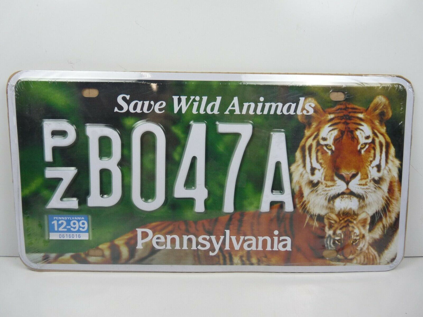 PA142 PLAQUE métal immatriculation AMERICAINE USA 15 X 30cm Pennsylvania