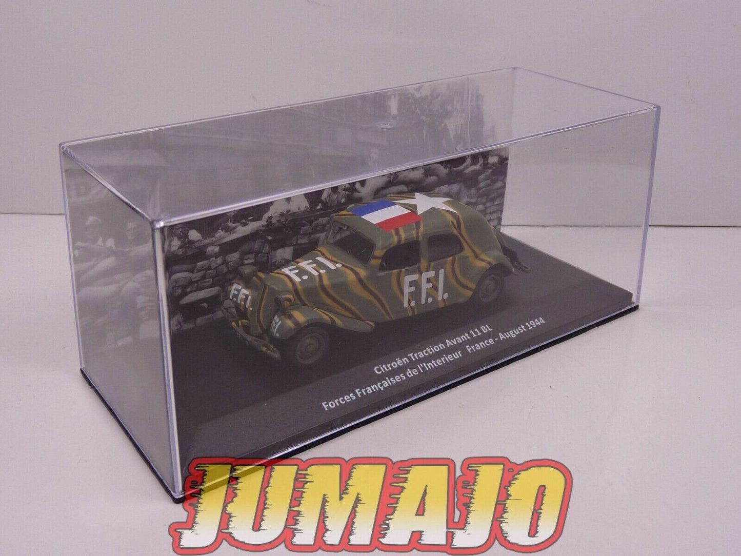 TRA19 Voitures Militaires 1/43 ALTAYA WW2 : CITROËN TRACTION Avant 11 BL F.F.I. 1944