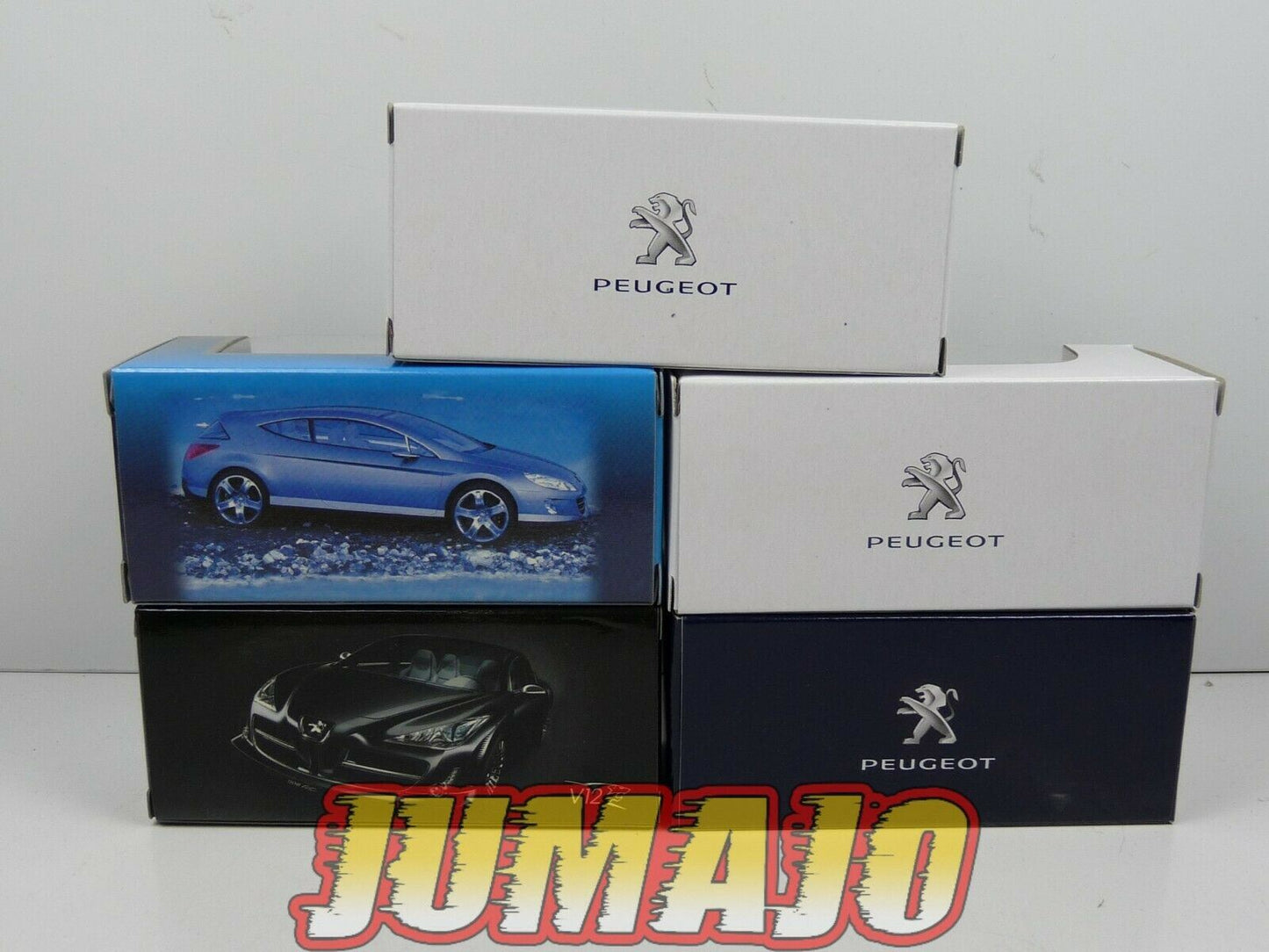 TRI19 : 5 X 3 inches 1/64 PEUGEOT NOREV CONCEPT 907 Vision Hoggar 908 Rc 407