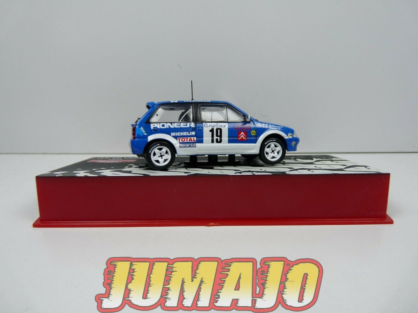 RMC122 Voiture 1/43 IXO Altaya Rallye Monte-Carlo CITROEN AX GTI 1993 #19 C.Driano