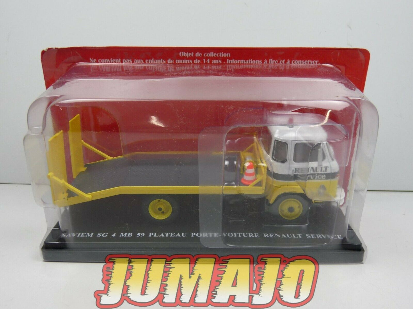 Diorama 1/43 SAVIEM SG4 Plateau + Renault FUEGO GTA Max R 4 Fourgonnette Service
