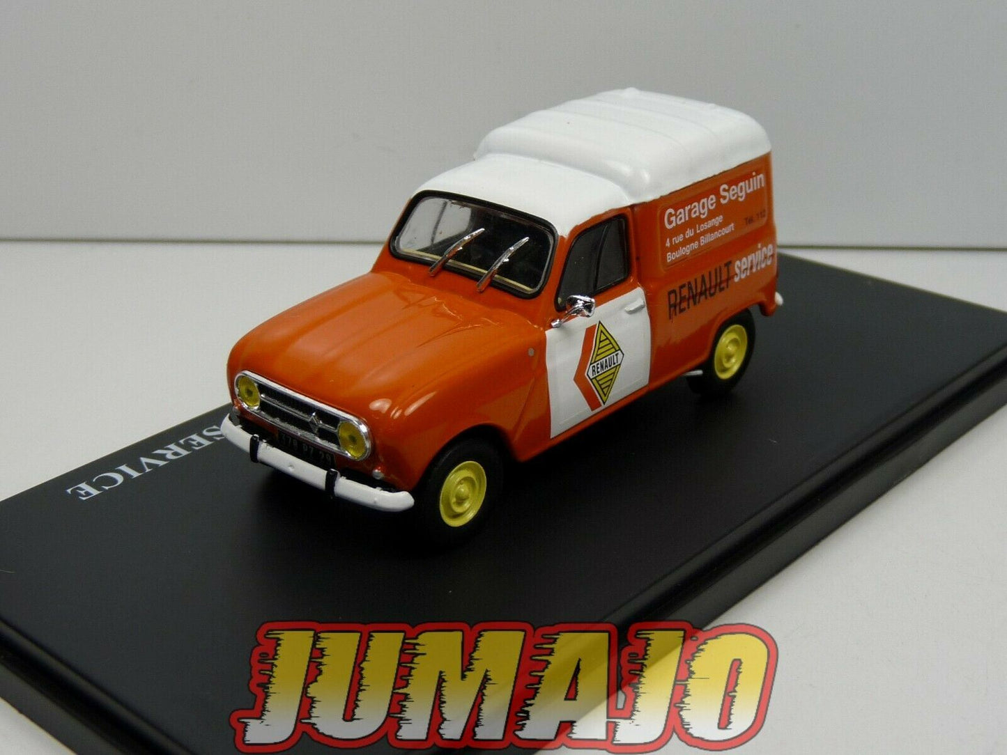 Diorama 1/43 SAVIEM SG4 Plateau + Renault FUEGO GTA Max R 4 Fourgonnette Service