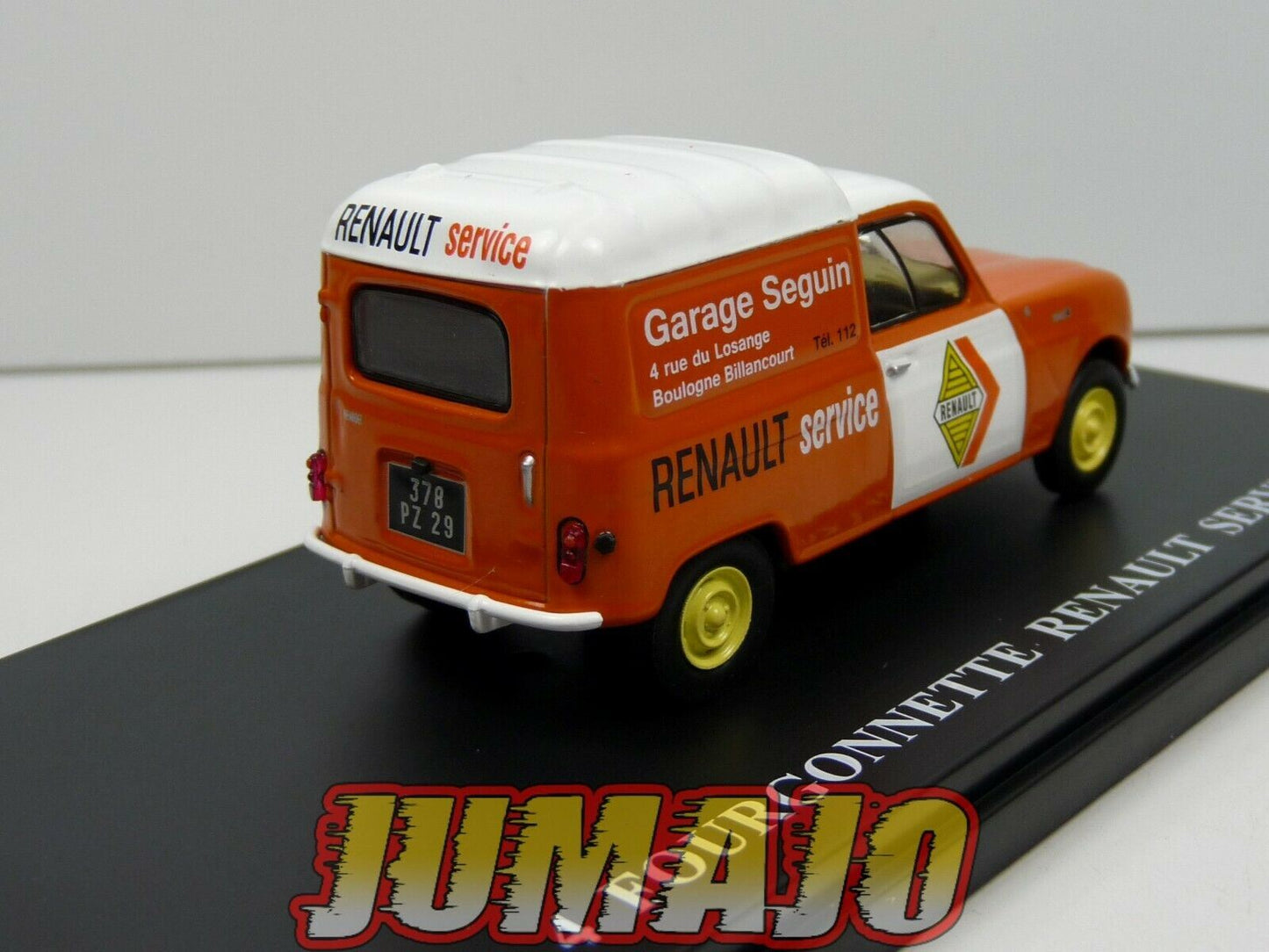 Diorama 1/43 SAVIEM SG4 Plateau + Renault FUEGO GTA Max R 4 Fourgonnette Service