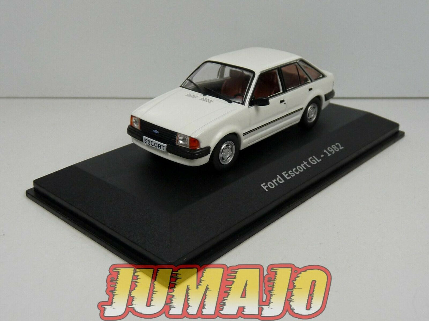 HAC25 1/43 NOREV Hachettes GRECE : FORD ESCORT GL 1982 blanche