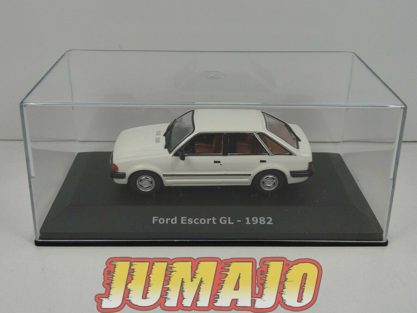 HAC25 1/43 NOREV Hachettes GRECE : FORD ESCORT GL 1982 blanche
