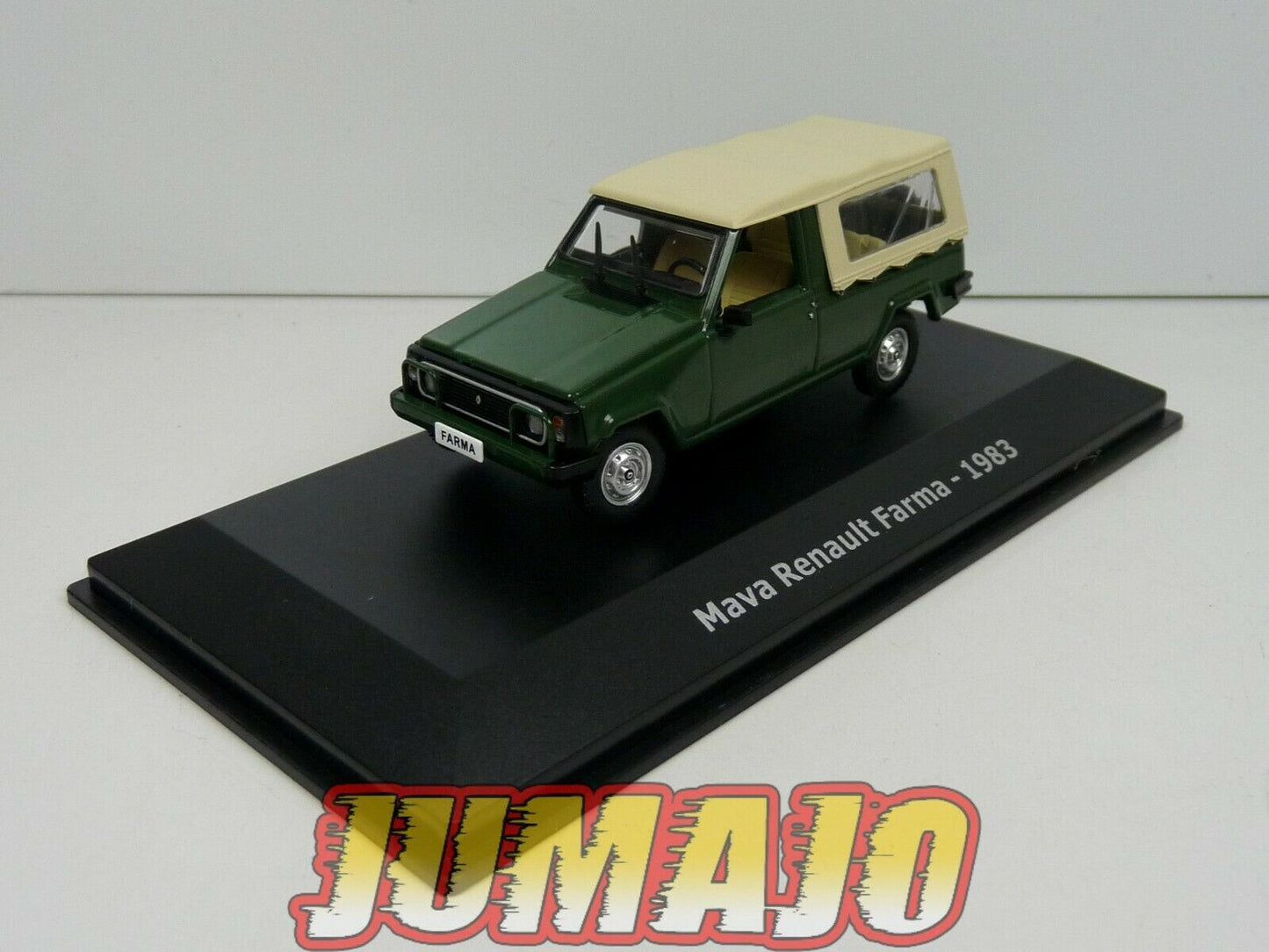 HAC22 1/43 NOREV Hachettes GRECE :  MAVA RENAULT  FARMA 1983 verte