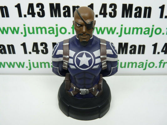 MAR19 Figurine MARVEL BUSTE en résine 9 à 14 cm : Nick Fury