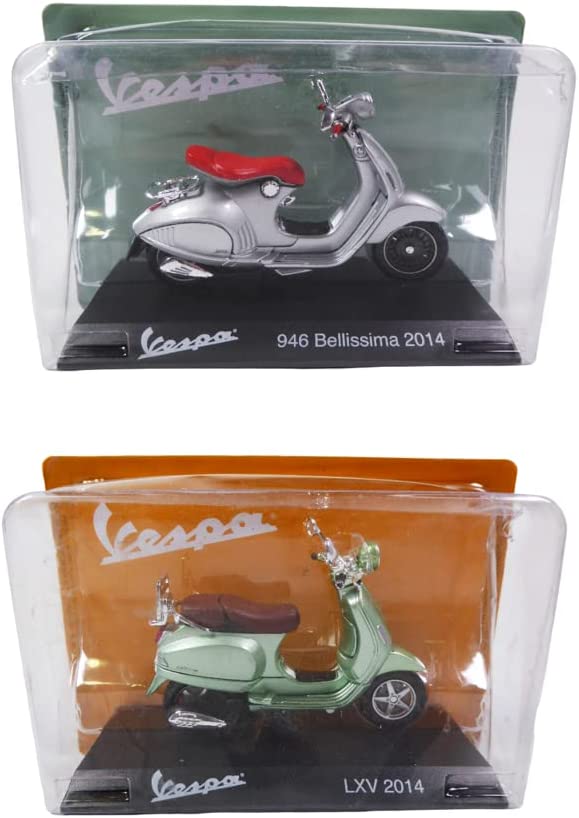 Lot 2 MOTO VESPA ITALIE Fassi Toys 1/18 : 946 Bellissima + LXV