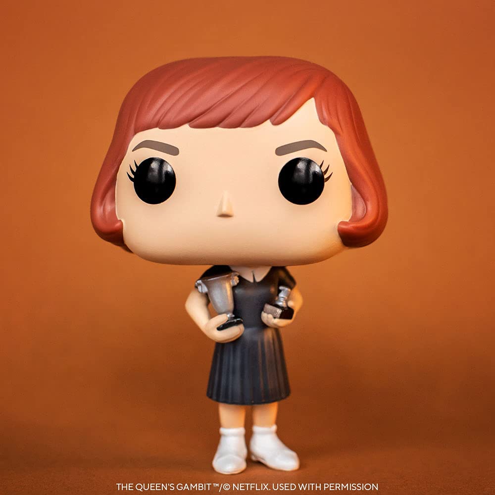 POP121 Figurine Vinyl FUNKO POP The Queen's Gambit : Beth Harmon with Trophies #1121
