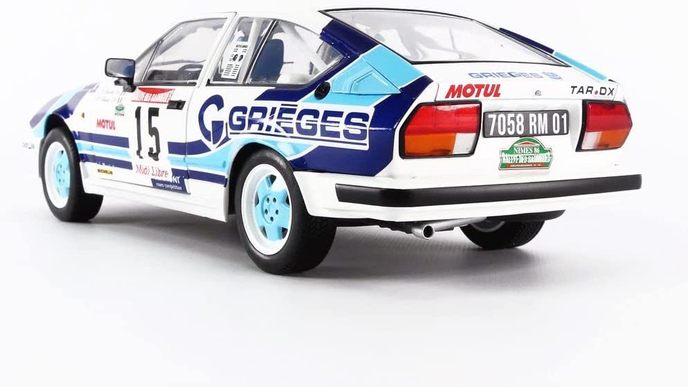 DH305 Voiture 1/18 SOLIDO : Alfa Romeo GTV6 Rallye des Garrigues 1986