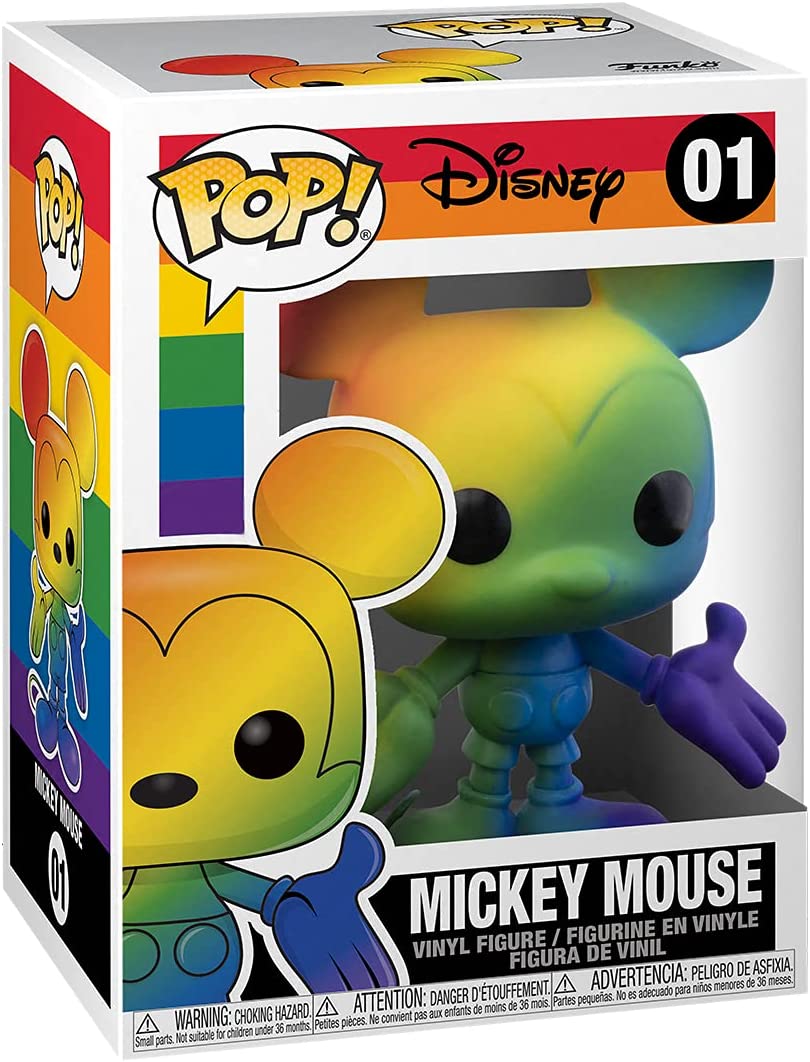 POP51 Figurine Vinyl FUNKO POP Disney : Mickey Mouse LGBTQ+ Pride #01