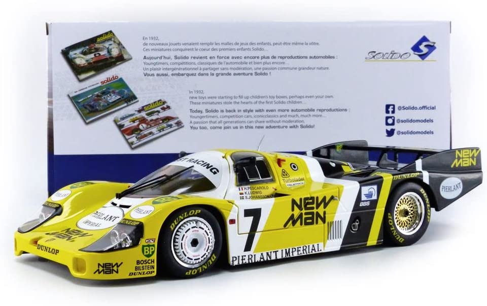 DH502 Voiture 1/18 SOLIDO : Porsche 956LH Winner Le Mans 1984 #7