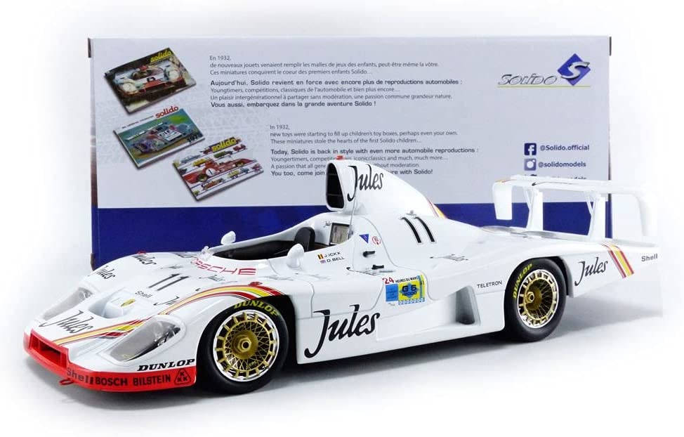 DH602 Voiture 1/18 SOLIDO : Porsche 936 Winner Le Mans 1981 #11