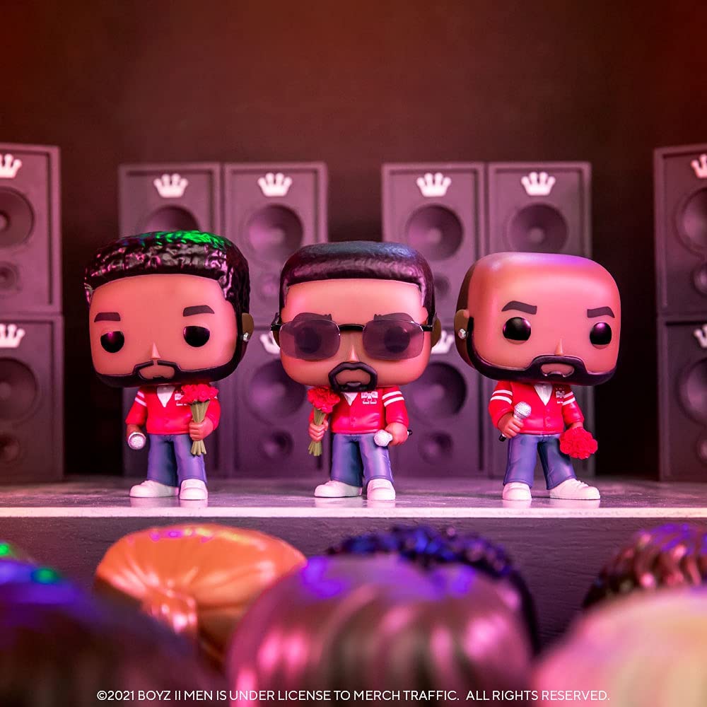 Lot 3 Figurines Vinyl FUNKO POP Boyz II Men : Shawn, Nathan & Wanya