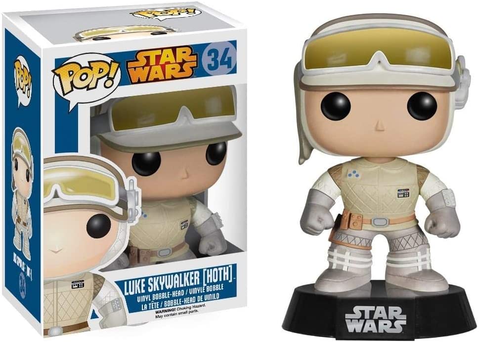 POP201 Figurine Vinyl FUNKO POP Star Wars : Luke Skywalker Hoth Bobble-head #34