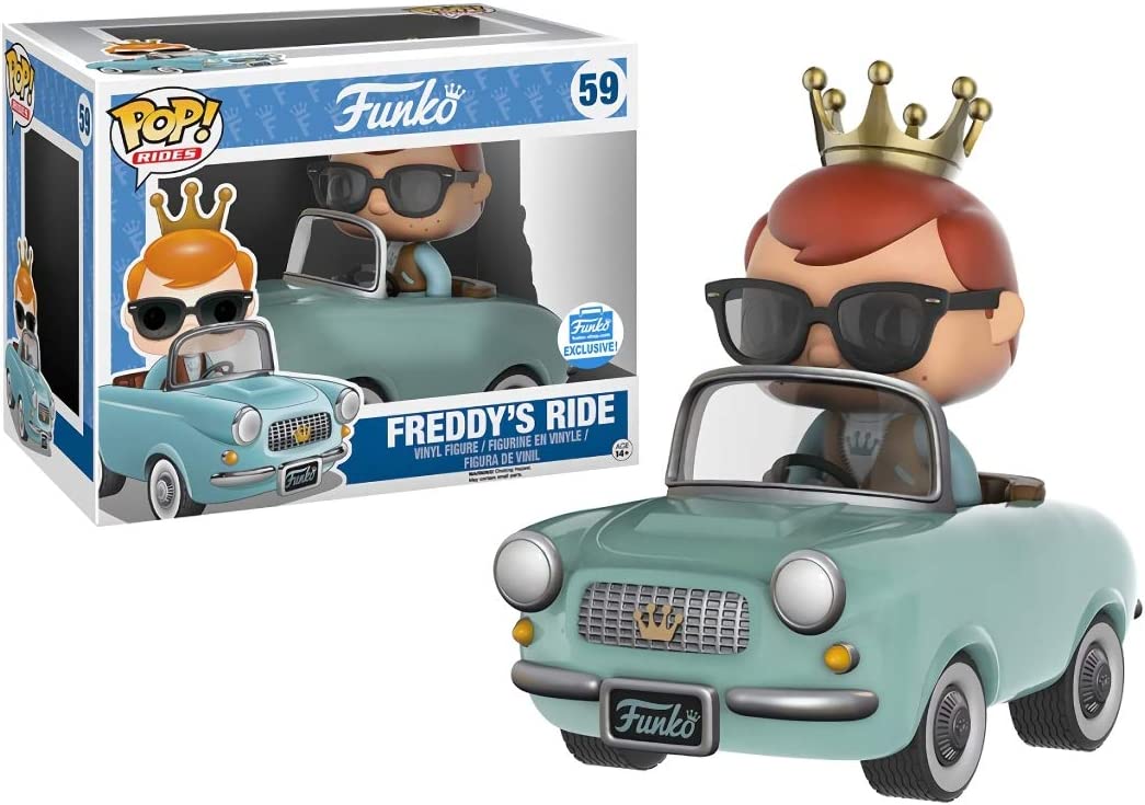 Figurine Vinyl FUNKO POP Rides : Freddy's Ride #59 Bleu Web Exclusive *Occasion*