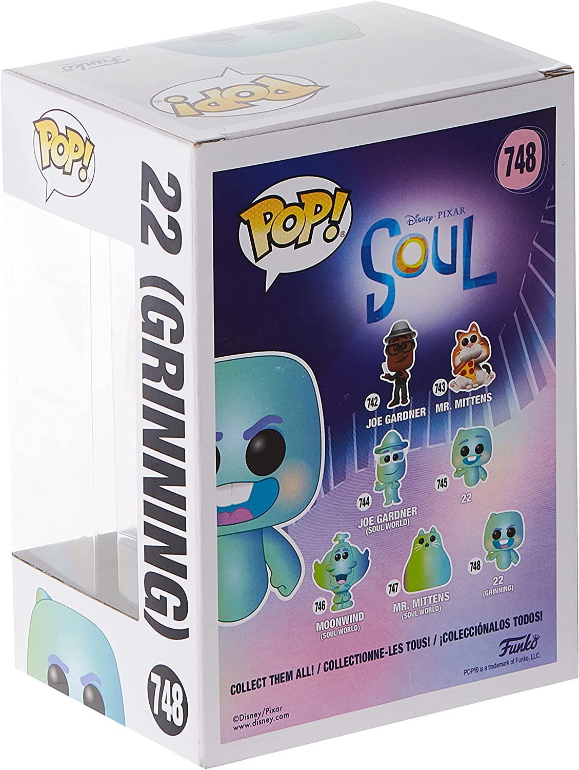 POP160 Figurine Vinyl FUNKO POP Disney Pixar Soul : 22 (Grinning) #748