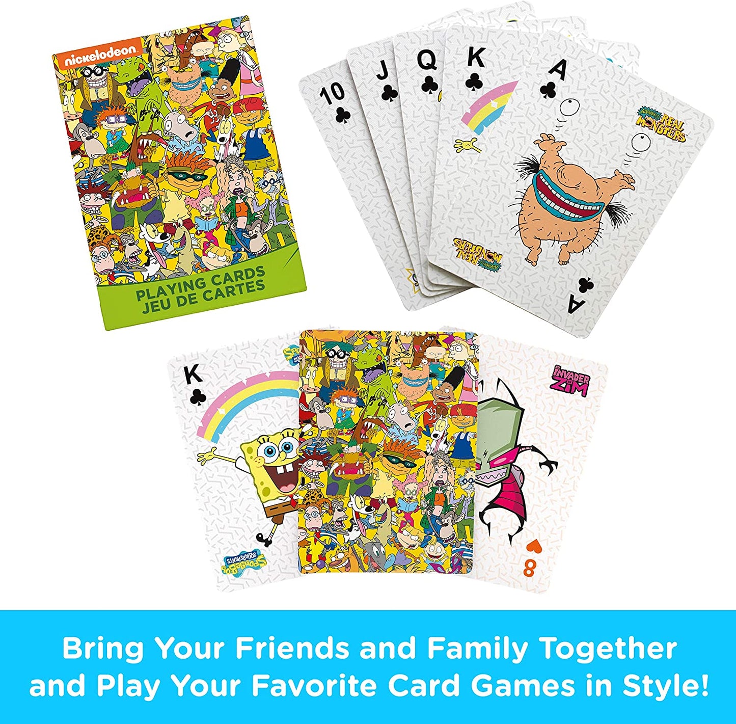 Jeu de Cartes Aquarius : Nickelodeon Mix Card Game