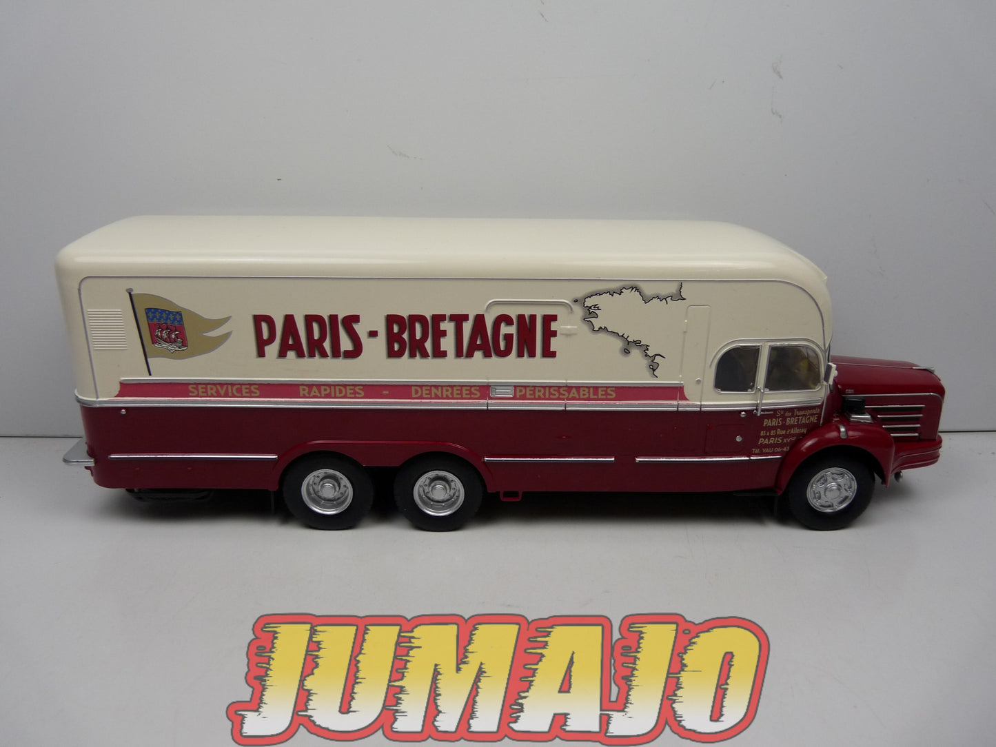 BER12 CAMIONS 1/43 Hachette IXO BERLIET GBM 15 Services Rapides PARIS - BRETAGNE