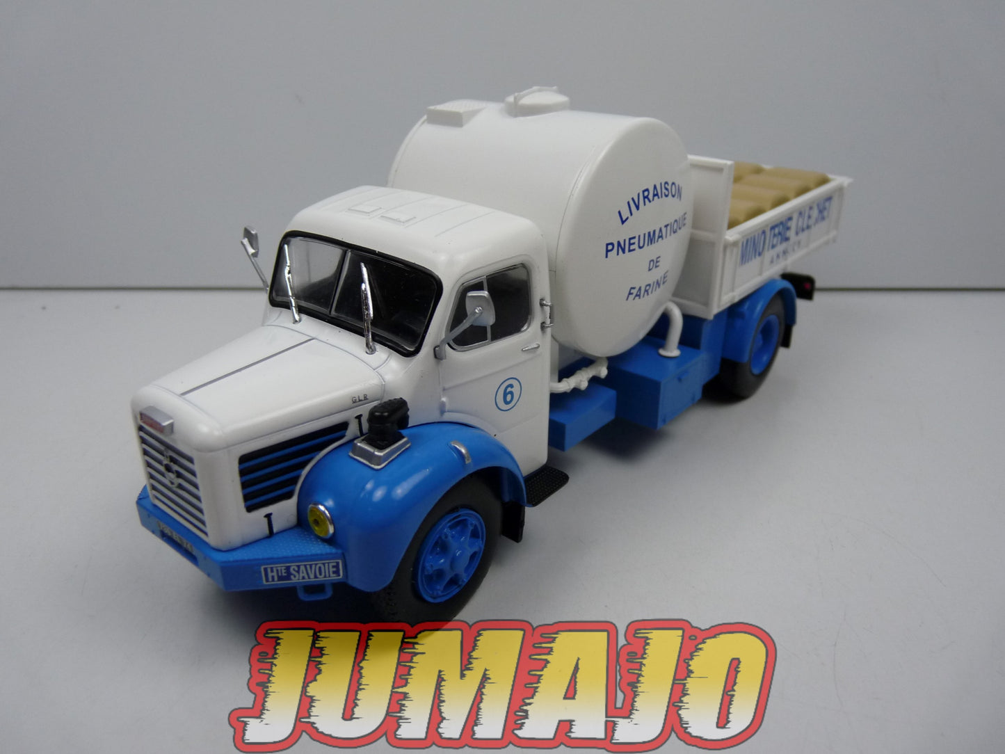BER14 CAMIONS 1/43 Hachette IXO BERLIET GLR 8M2 farine "Minoterie Clechet"