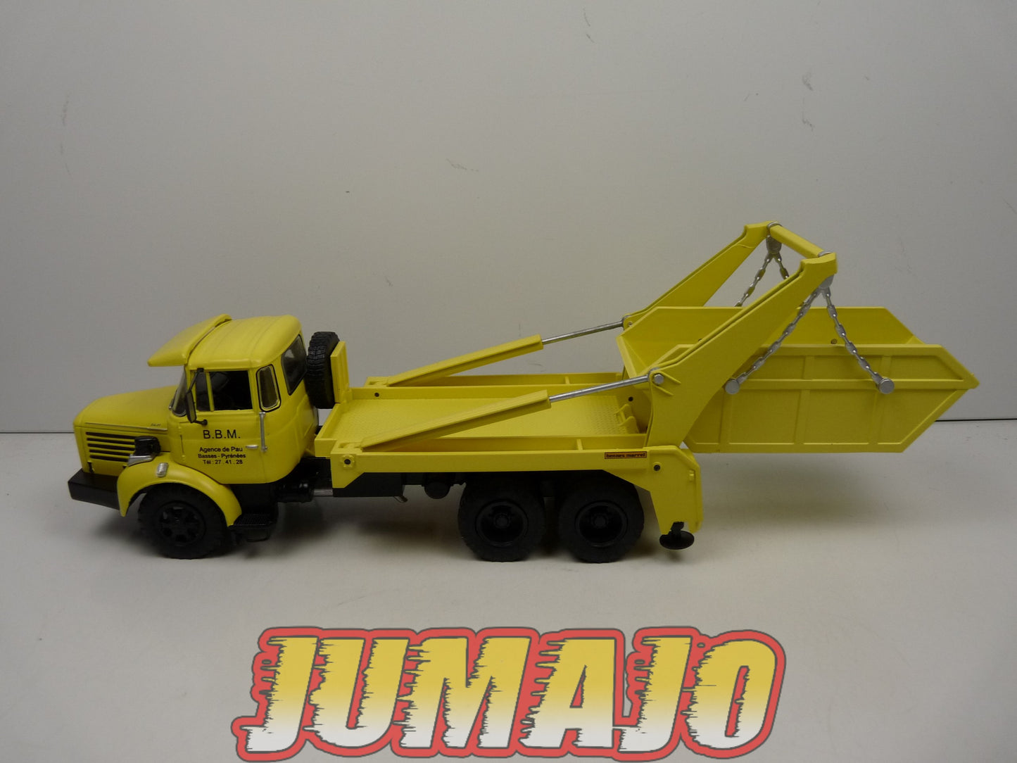 BER15 CAMIONS 1/43 Hachette IXO BERLIET GLM 12 6x4 Multibenne Marel BBM