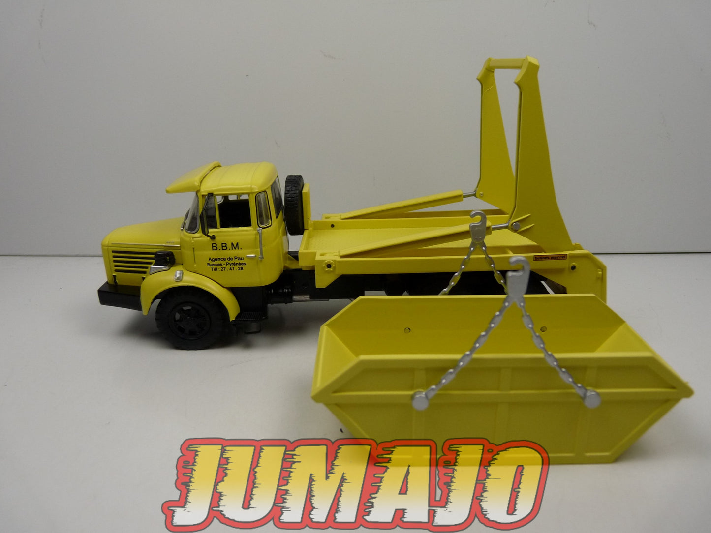 BER15 CAMIONS 1/43 Hachette IXO BERLIET GLM 12 6x4 Multibenne Marel BBM