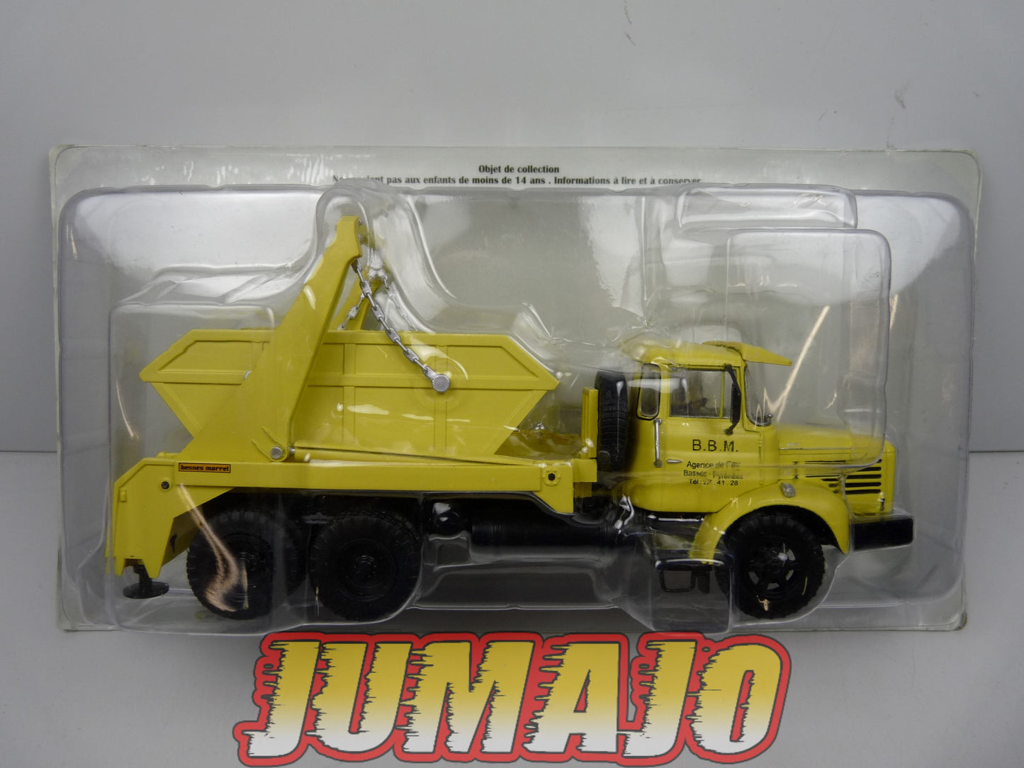 BER15 CAMIONS 1/43 Hachette IXO BERLIET GLM 12 6x4 Multibenne Marel BBM