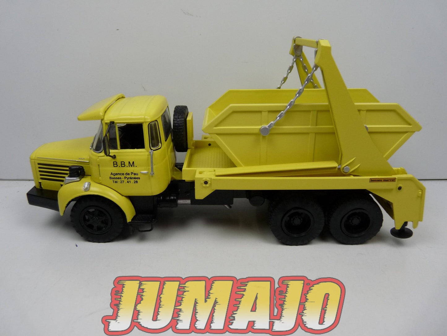 BER15 CAMIONS 1/43 Hachette IXO BERLIET GLM 12 6x4 Multibenne Marel BBM