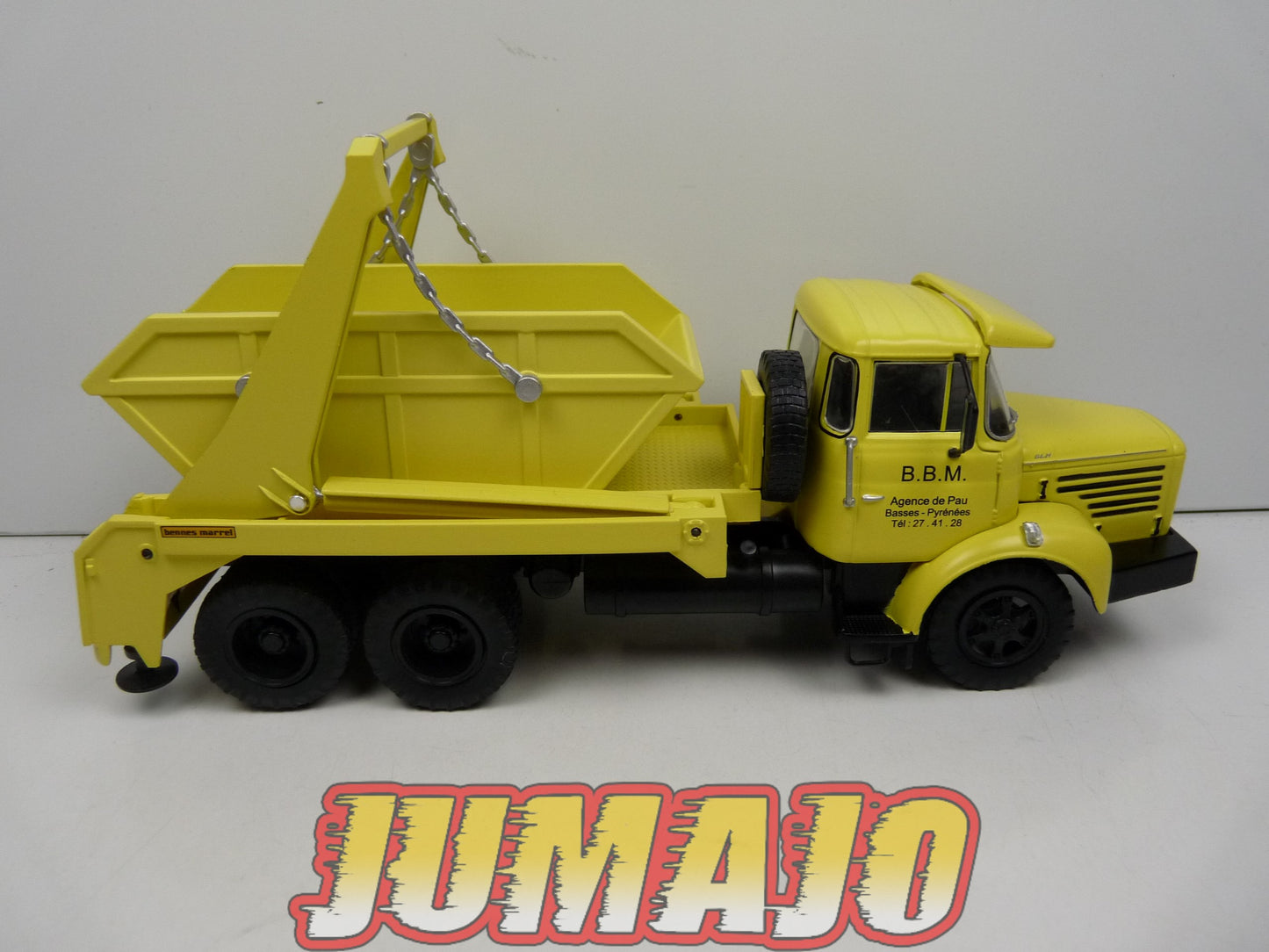 BER15 CAMIONS 1/43 Hachette IXO BERLIET GLM 12 6x4 Multibenne Marel BBM