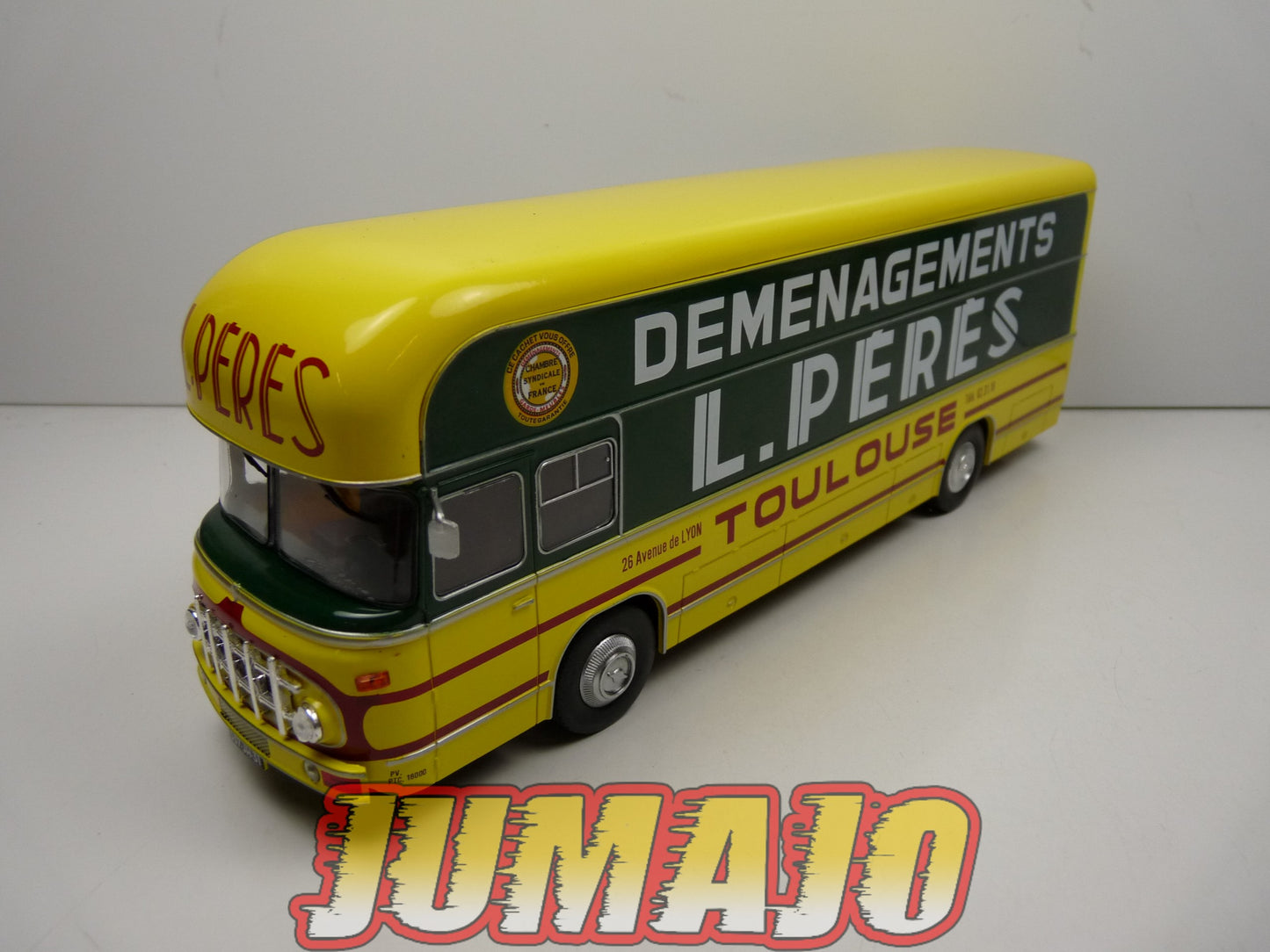 BER20 CAMIONS 1/43 Hachette IXO BERLIET PLR 8 MU Déménagements Dubos