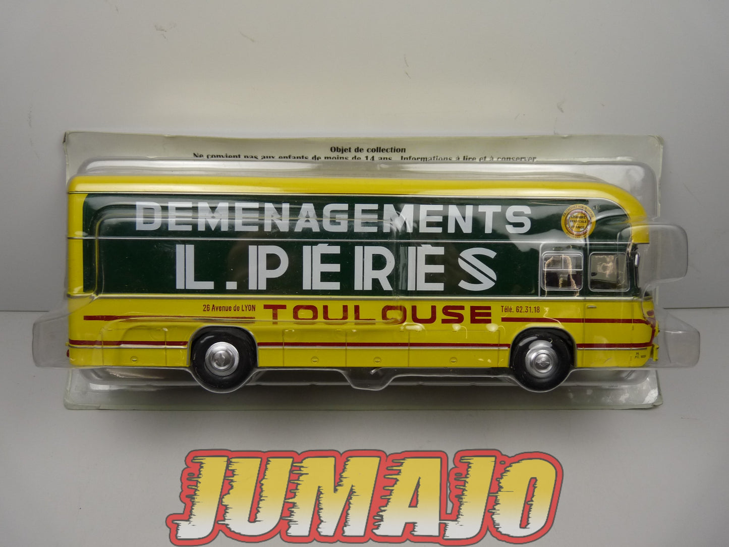 BER20 CAMIONS 1/43 Hachette IXO BERLIET PLR 8 MU Déménagements Dubos
