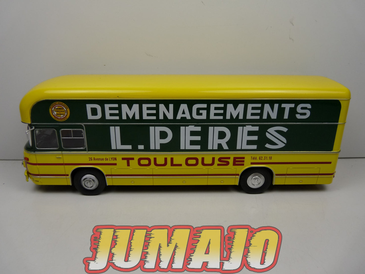 BER20 CAMIONS 1/43 Hachette IXO BERLIET PLR 8 MU Déménagements Dubos