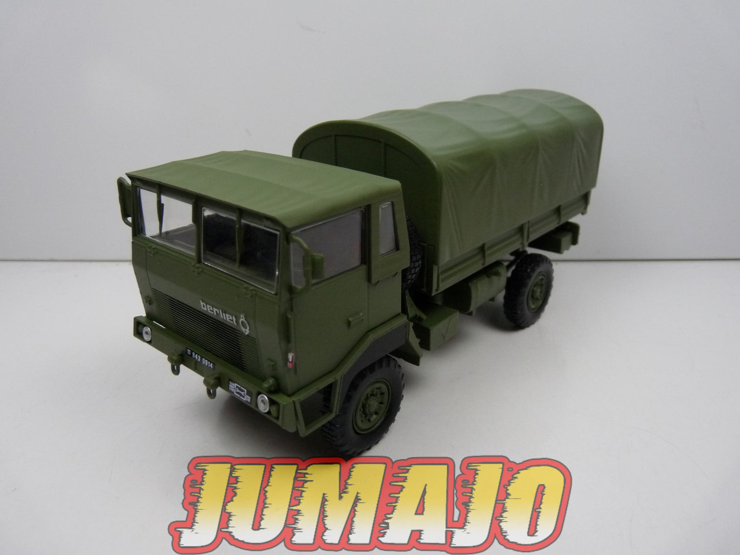 BER21 CAMIONS 1/43 Hachette IXO BERLIET GBD 4x4 Baché militaire
